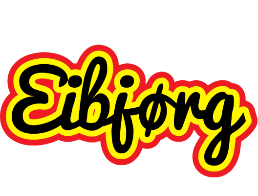 Eibjørg flaming logo