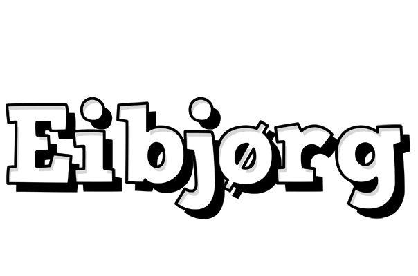 Eibjørg snowing logo