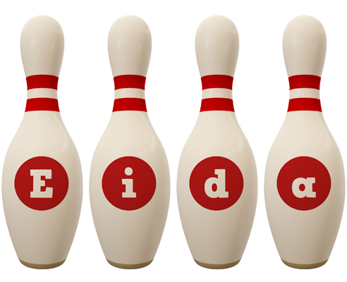 Eida bowling-pin logo
