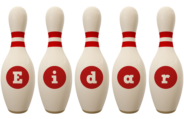 Eidar bowling-pin logo