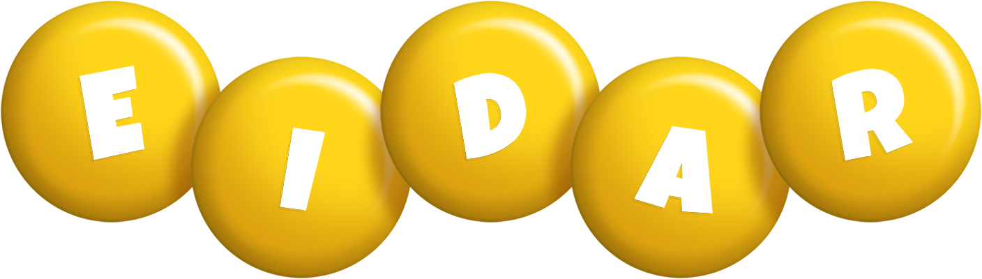 Eidar candy-yellow logo