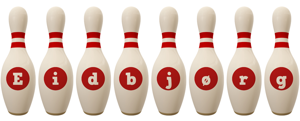 Eidbjørg bowling-pin logo