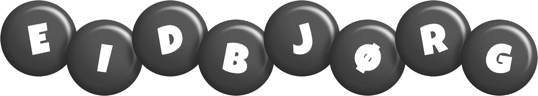 Eidbjørg candy-black logo