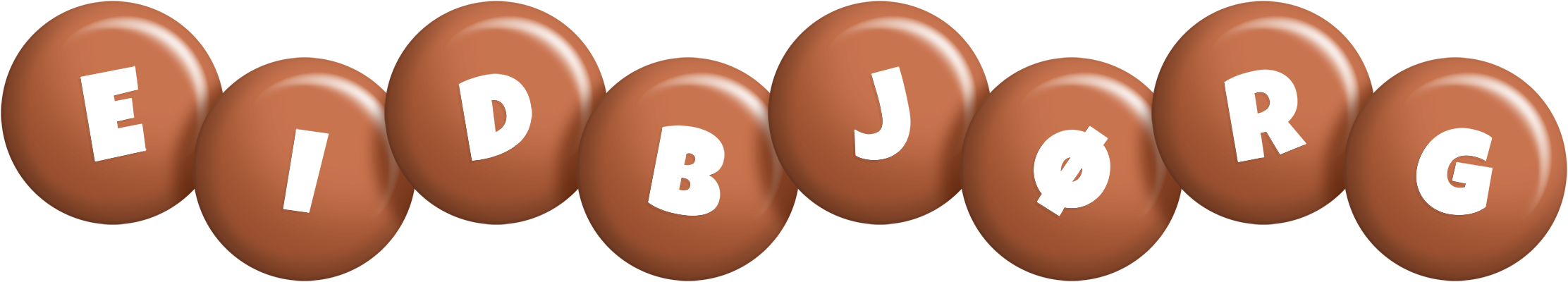 Eidbjørg candy-brown logo