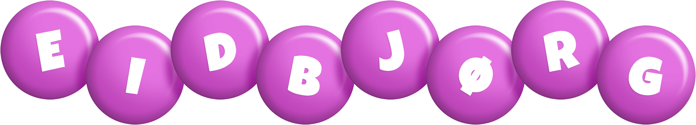 Eidbjørg candy-purple logo