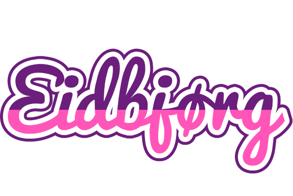 Eidbjørg cheerful logo