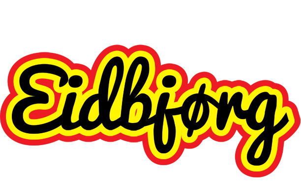 Eidbjørg flaming logo