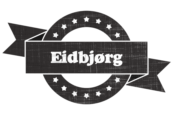 Eidbjørg grunge logo