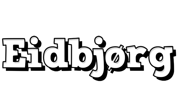 Eidbjørg snowing logo