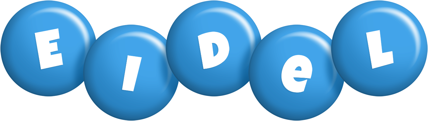 Eidel candy-blue logo