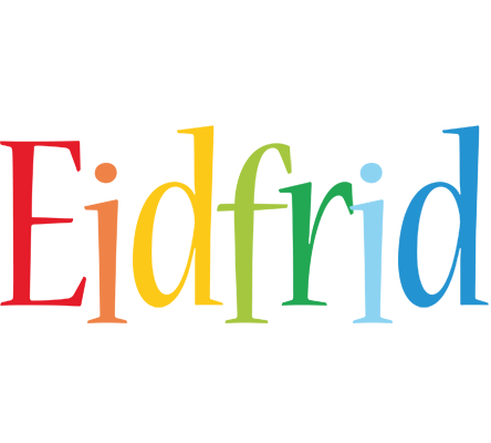Eidfrid birthday logo