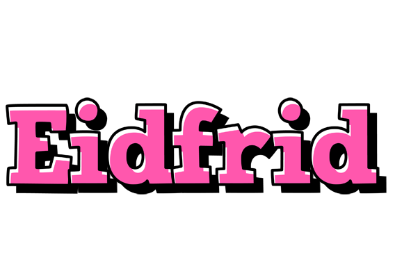 Eidfrid girlish logo