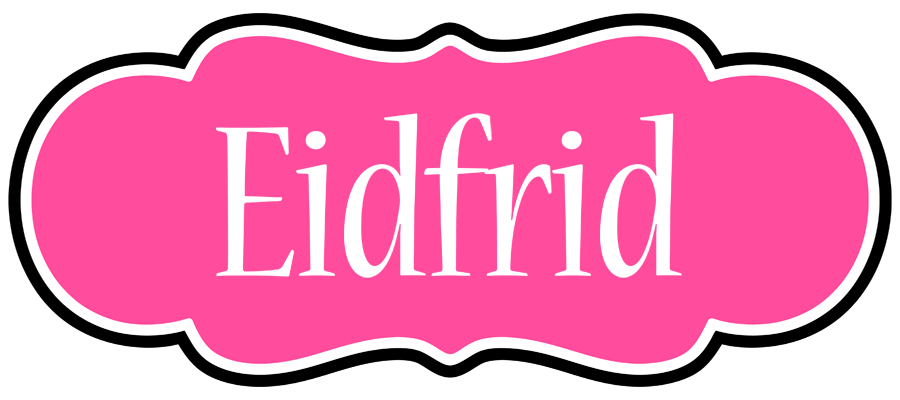 Eidfrid invitation logo