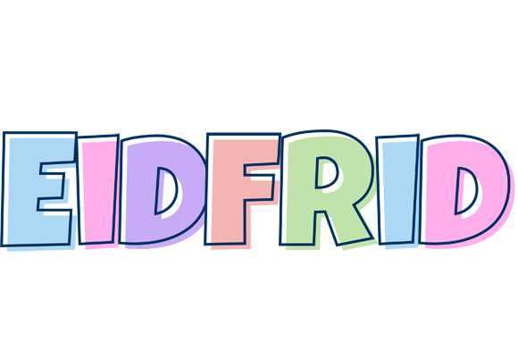 Eidfrid pastel logo