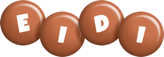 Eidi candy-brown logo