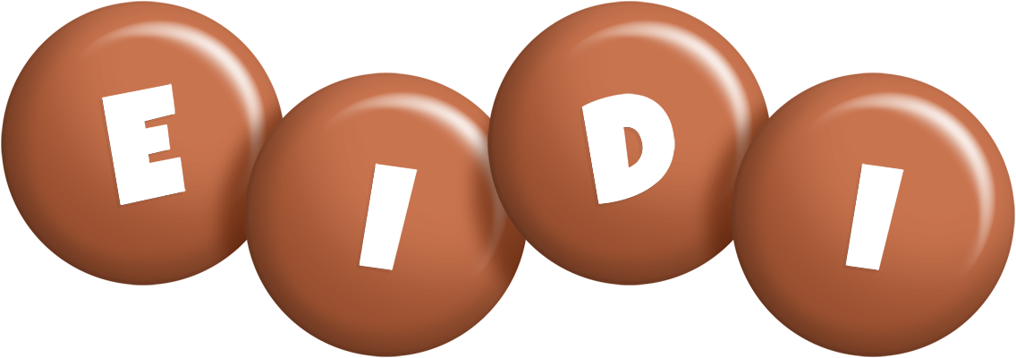 Eidi candy-brown logo