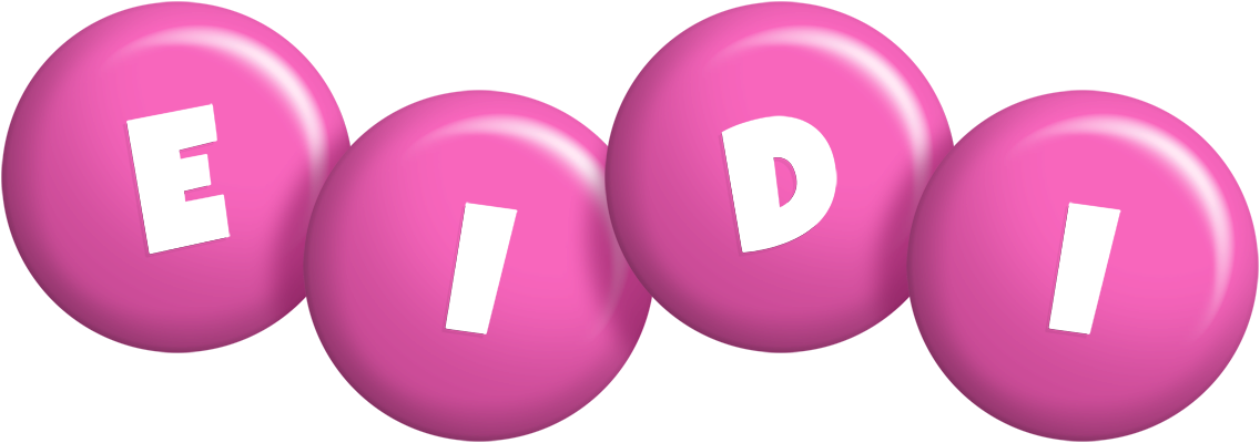 Eidi candy-pink logo