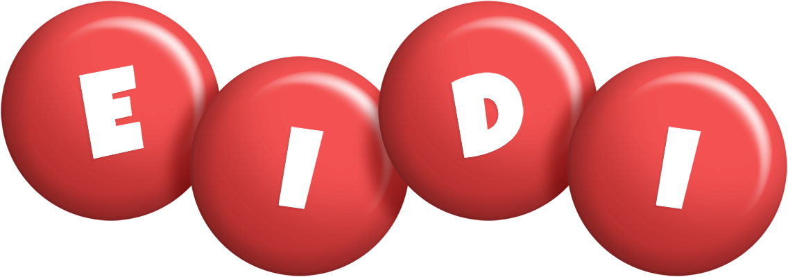 Eidi candy-red logo