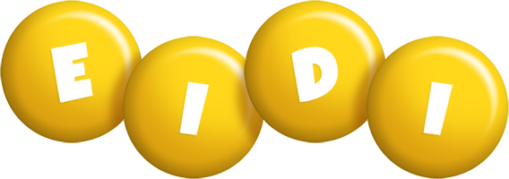 Eidi candy-yellow logo