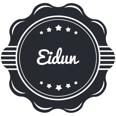 Eidun badge logo