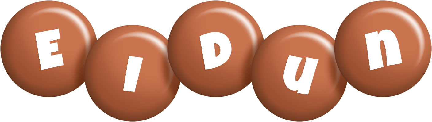 Eidun candy-brown logo