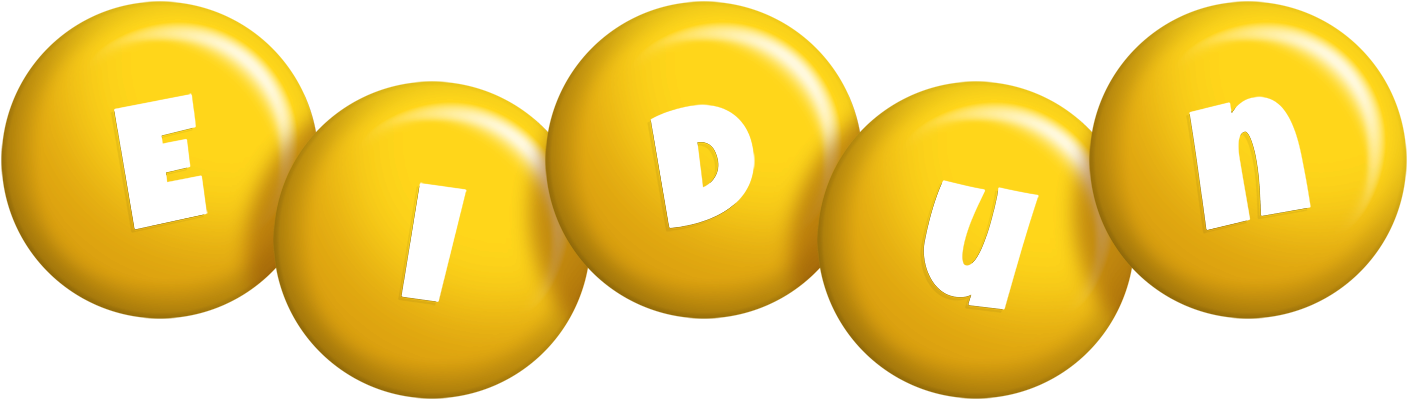 Eidun candy-yellow logo