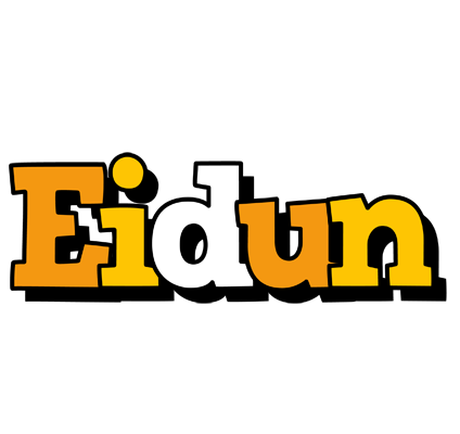 Eidun cartoon logo