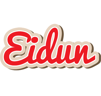 Eidun chocolate logo