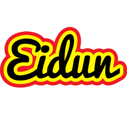 Eidun flaming logo