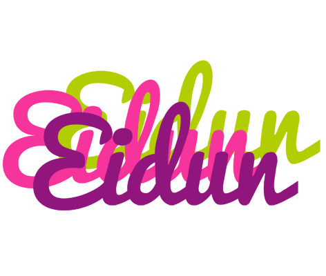 Eidun flowers logo