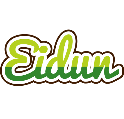 Eidun golfing logo