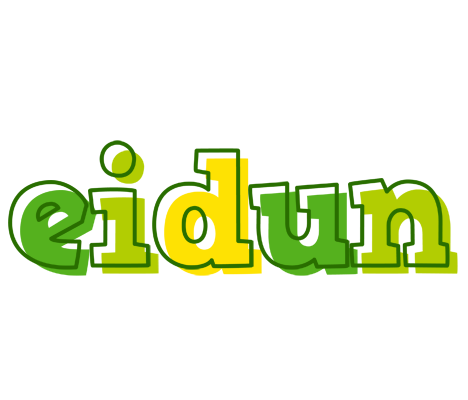 Eidun juice logo