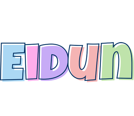 Eidun pastel logo
