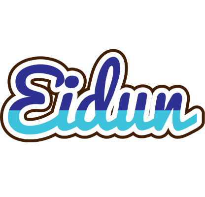 Eidun raining logo