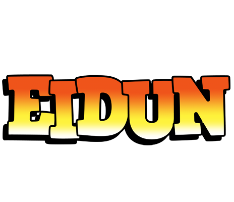 Eidun sunset logo