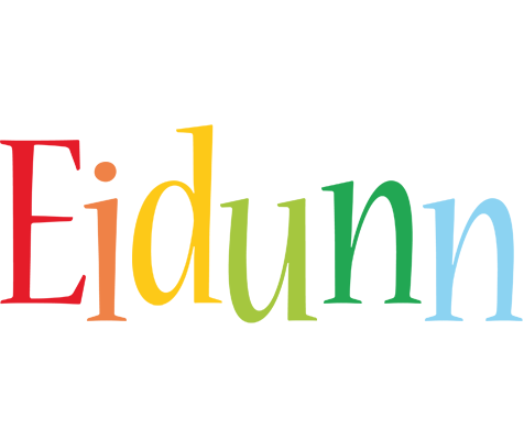 Eidunn birthday logo