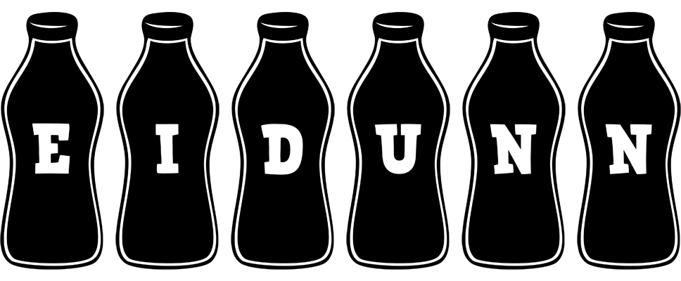 Eidunn bottle logo