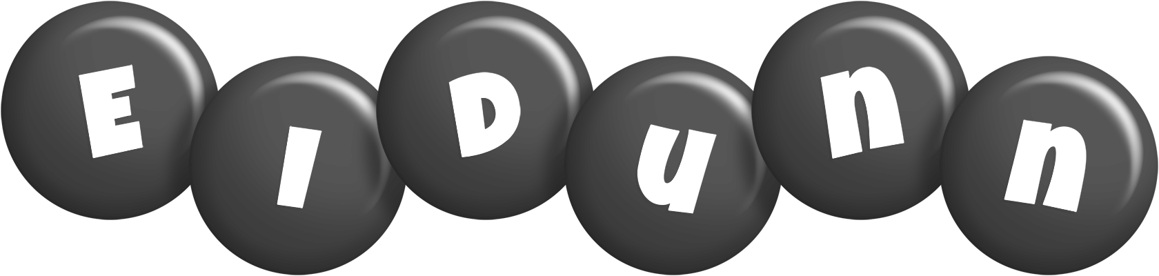 Eidunn candy-black logo