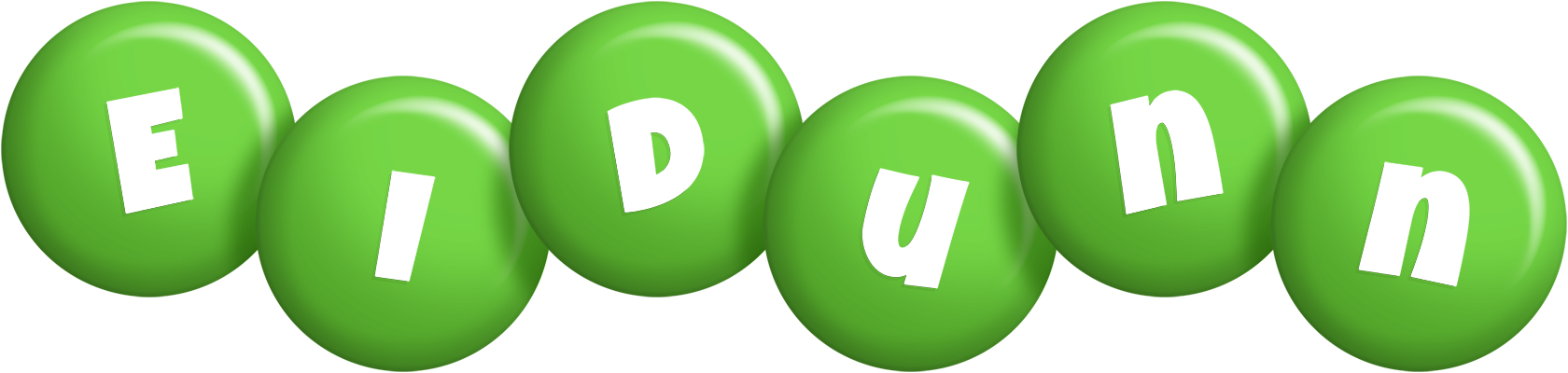 Eidunn candy-green logo