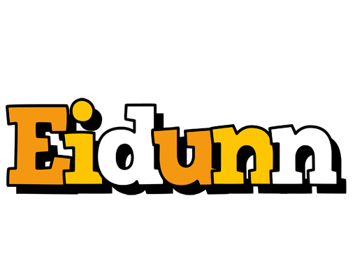 Eidunn cartoon logo