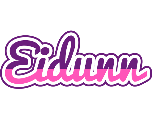 Eidunn cheerful logo
