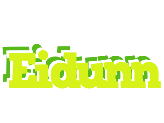 Eidunn citrus logo
