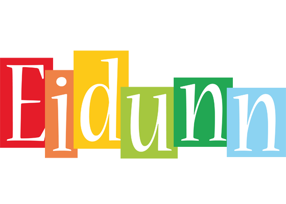 Eidunn colors logo