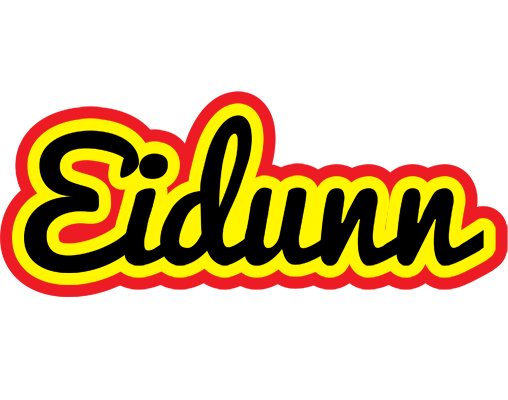 Eidunn flaming logo