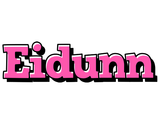 Eidunn girlish logo