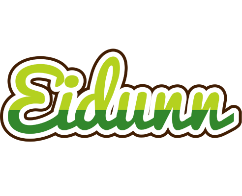 Eidunn golfing logo