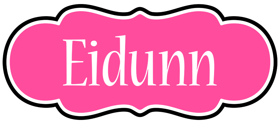 Eidunn invitation logo