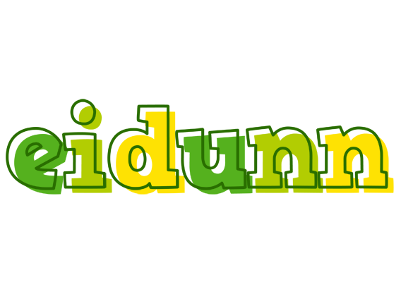 Eidunn juice logo