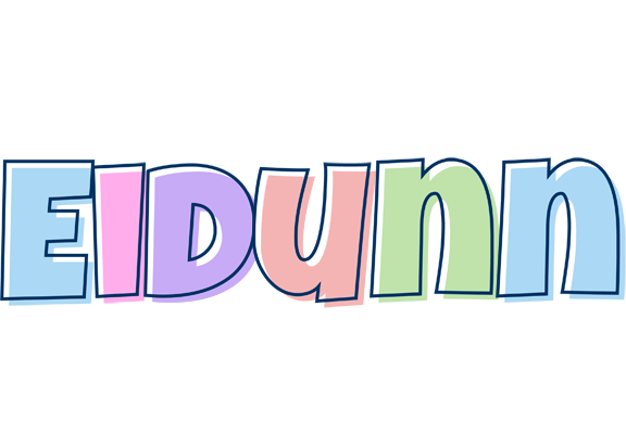 Eidunn pastel logo