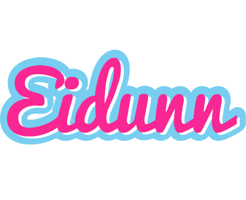 Eidunn popstar logo